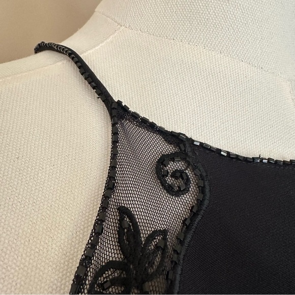 Y2K 90’s Long Black Formal Dress Cache Women 4 Vtg NWT Classic Cocktail Prom LBD - Picture 16 of 16